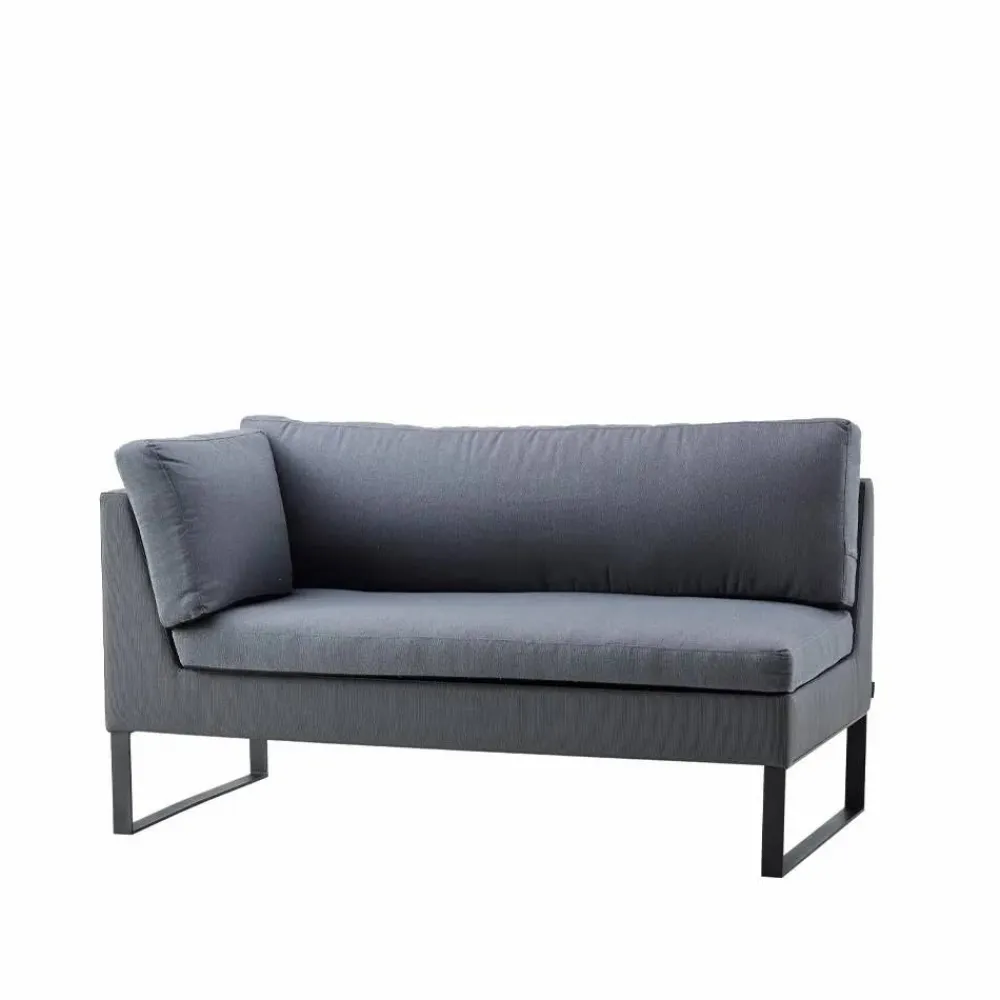 Sale Cane-line Flex modulsoffa Grey höger inkl. dynor