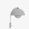 &Tradition Flowerpot VP8 vägglampa Matt light grey
