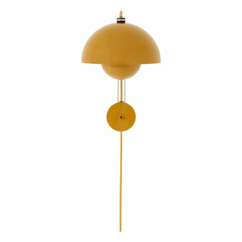 Sale &Tradition Flowerpot VP8 vägglampa Mustard