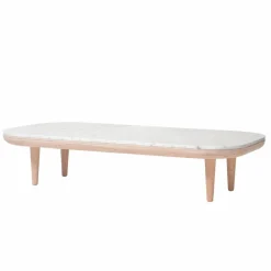 Hot &Tradition Fly bord SC5 ljus oljad ek + vit marmor