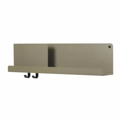 Muuto Folded hylla 63x16 5 cm Olive