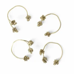 Best Ferm Living Forest servettring 4-pack Brass
