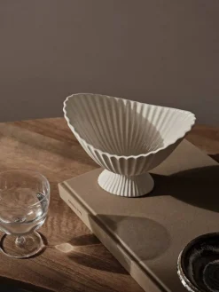 New Ferm Living Fountain skål 19 cm Off-white