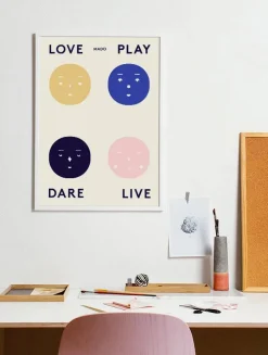 Barn Paper Collective Four Feelings poster 50x70 cm