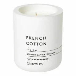 Hot blomus Fraga doftljus 24 timmar French Cotton-Lily White