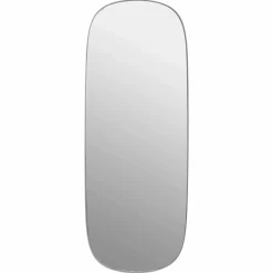Muuto Framed spegel stor Grey-clear 118x44 5 cm