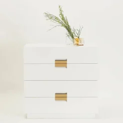 Sale Asplund Frame medium byrå light grey läder natural