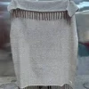 Outlet Tinted Fridh mohairpläd Brown-off white 130x170 cm
