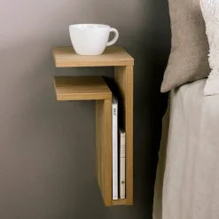 Maze F-shelf vägghylla ek Hylla åt vänster
