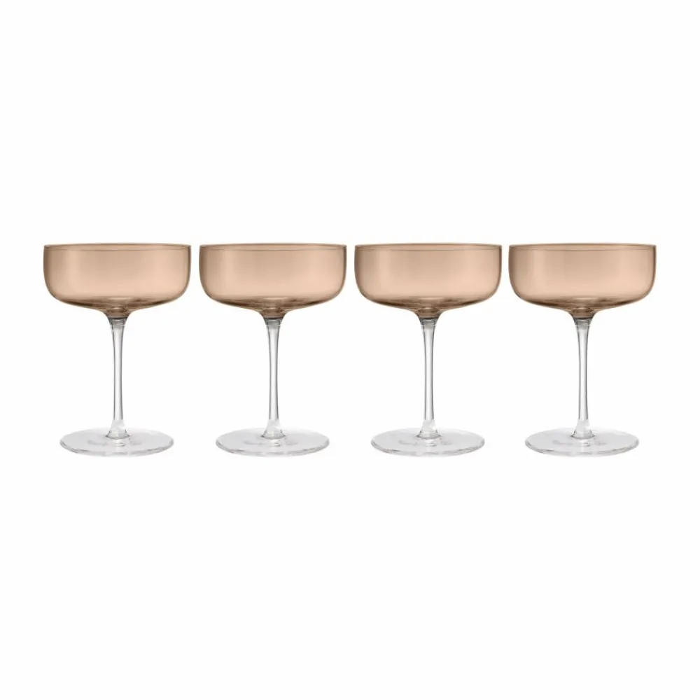 Discount blomus Fuumi champagneglas Coupe 28 cl 4-pack Coffee-Klar