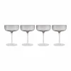 blomus Fuumi champagneglas Coupe 28 cl 4-pack Smoke-klar