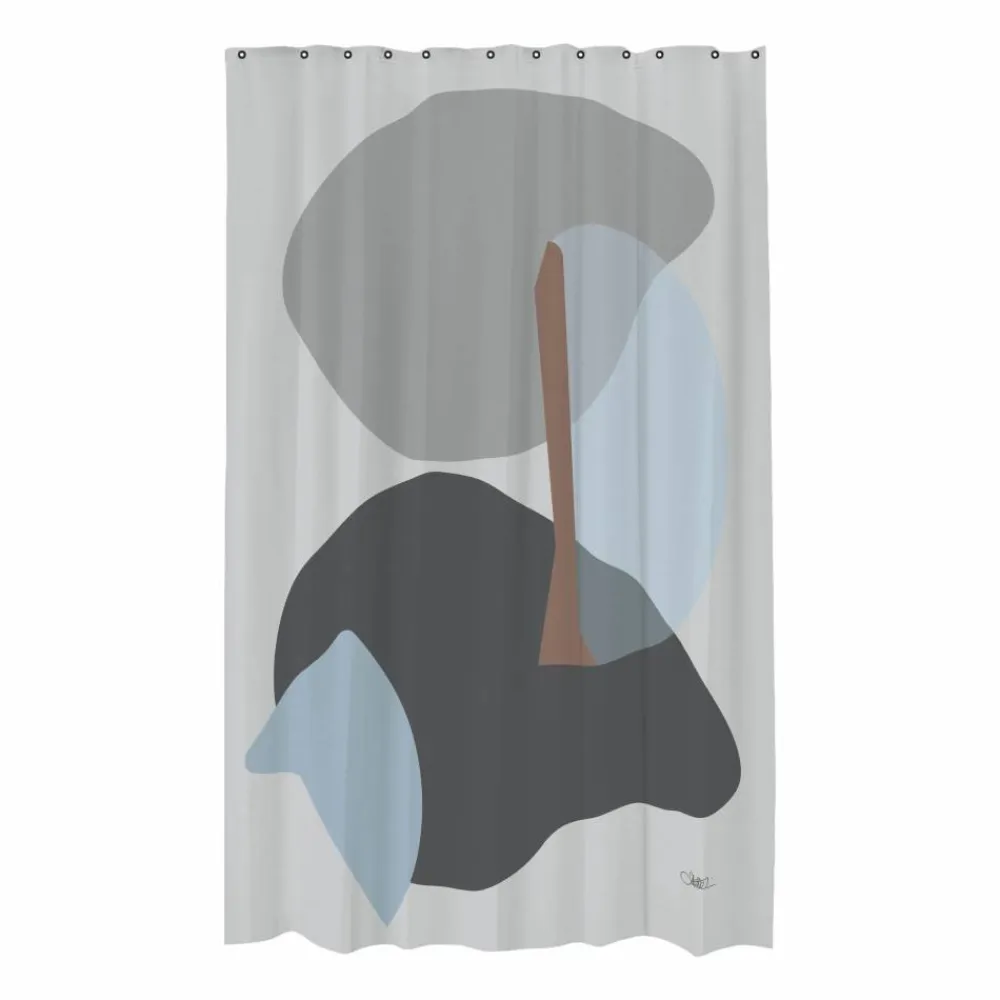 Mette Ditmer Gallery duschdraperi 150x200 cm Light grey