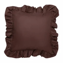 Discount Garden Glory Outdoor kudde med volang 45x45 cm Brown