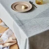 Discount NJRD Geometric duk 147x250 cm Blå-vit