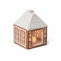 Kähler Gingerbread ljushus liten 11 cm Brun