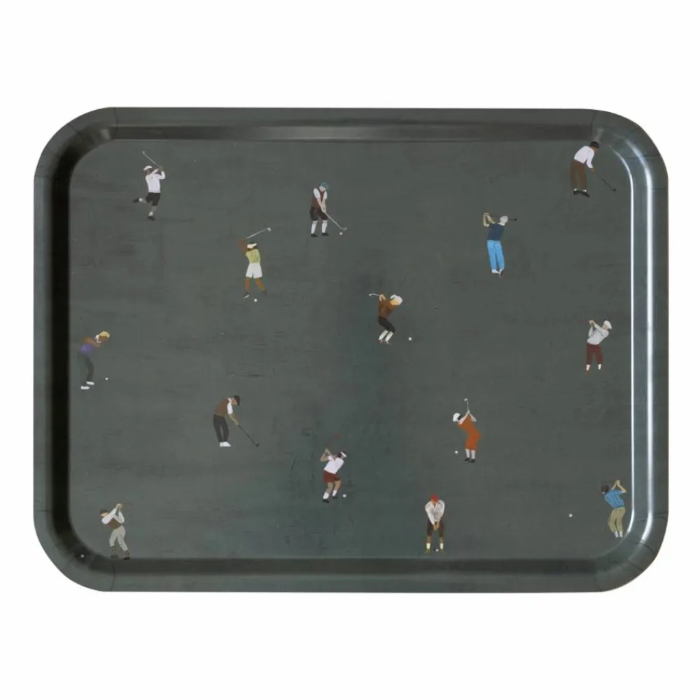 Fine Little Day Golfers bricka 33x43 cm