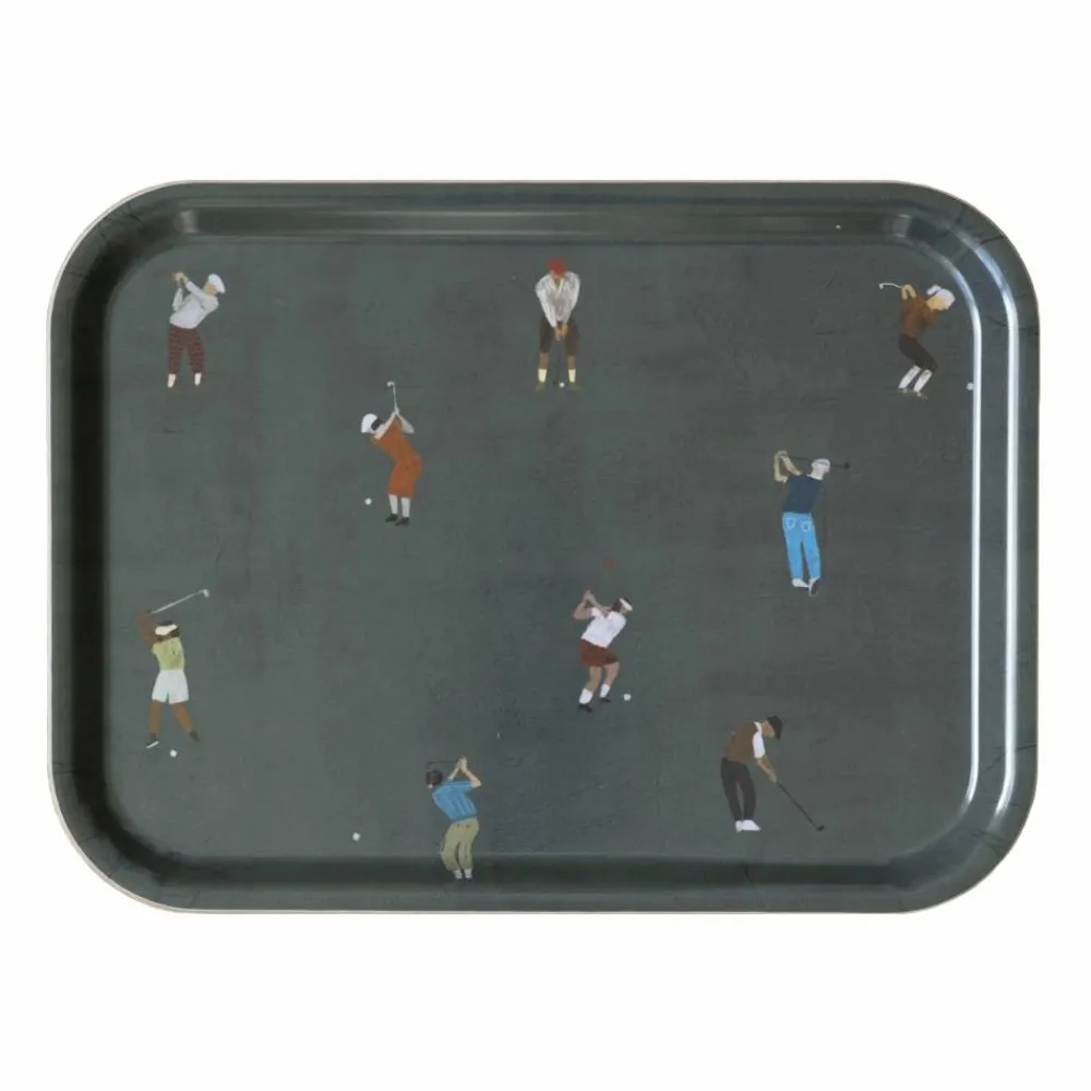 Fine Little Day Golfers bricka 20x27 cm