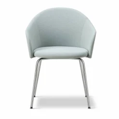 Fredericia Furniture Gomo Armchair karmstol tube base Mylla 811-rostfritt stål