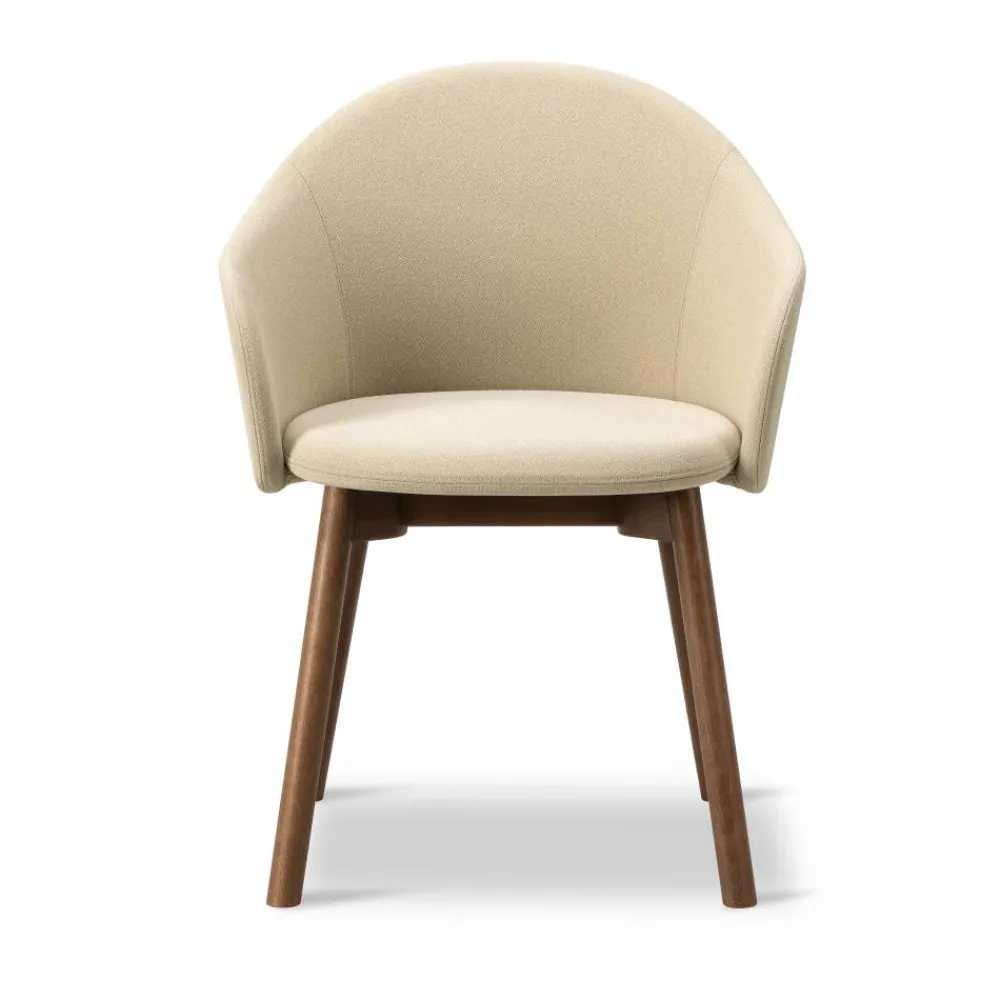 Best Fredericia Furniture Gomo Armchair karmstol wood base Mylla 221-rökbetsad lackad ek