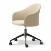 Fredericia Furniture Gomo Armchair kontorsstol swivel base 5-star Mylla 221-flint