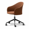 Fredericia Furniture Gomo Armchair kontorsstol swivel base 5-star Myr 362-black