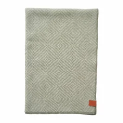 Online Klippan Yllefabrik Gooseye midi ullpläd 90x130 cm Grön