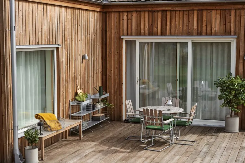 New Klippan Yllefabrik Gotland ullpläd 130x200 cm Gul