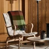 Clearance Klippan Yllefabrik Gotland ullpläd 130x200 cm Multi-grön