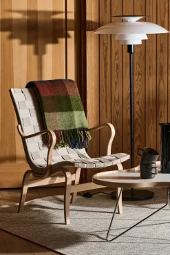 Clearance Klippan Yllefabrik Gotland ullpläd 130x200 cm Multi-grön