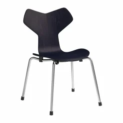 Online Fritz Hansen Grand Prix barnstol Midnight blue målad ask-krom