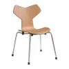 Barn Fritz Hansen Grand Prix barnstol Oregon pine-krom