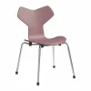 Clearance Fritz Hansen Grand Prix barnstol Wild rose målad ask-krom