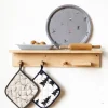 Clearance Fine Little Day Gran quiltad grytlapp 21x21 cm Vit-svart