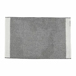 Mette Ditmer Grid badrumsmatta 50x80 cm Svart-off white