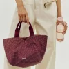 Outlet HAY Grid Everyday Bag väska Burgundy mini