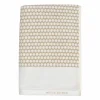 Clearance Mette Ditmer Grid gästhandduk 38x60 cm 2-pack Sand-off white