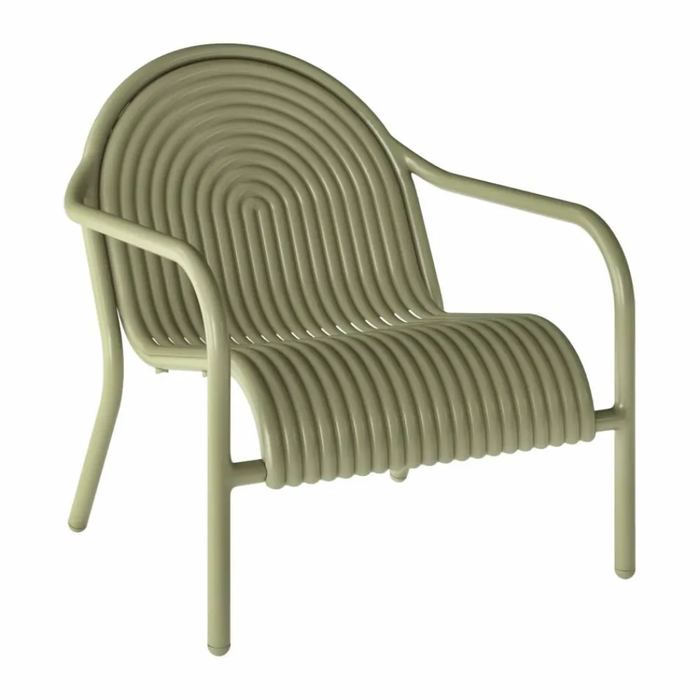 New Tom Dixon Groove lounge chair Moss