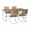 Grythyttan Stålmöbler Grythyttan matgrupp ek B31 170cm + 4st A2