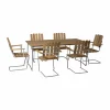 Best Grythyttan Stålmöbler Grythyttan matgrupp ek B31 170cm + 6st A2