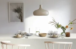 Ekelund Linneväveri Gåsöga bordsduk oblekt 150x350 cm