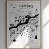 Fine Little Day Göteborg poster 50x70 cm