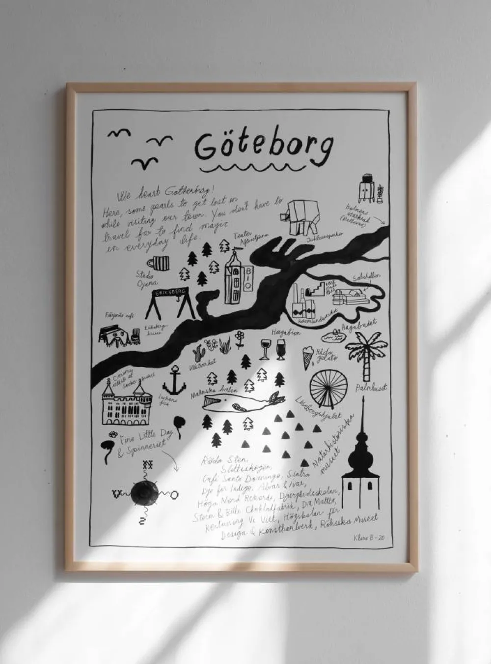 Fine Little Day Göteborg poster 50x70 cm