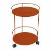 Clearance Fermob Guinguette sidobord med hjul Candied orange (orange)
