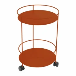 Clearance Fermob Guinguette sidobord med hjul Candied orange (orange)