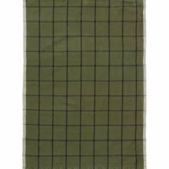 Ferm Living Hale kökshandduk 50x70 cm Green-black