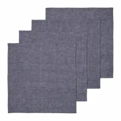 Discount Ferm Living Hale servett 4-pack Indigo blue 35x35 cm