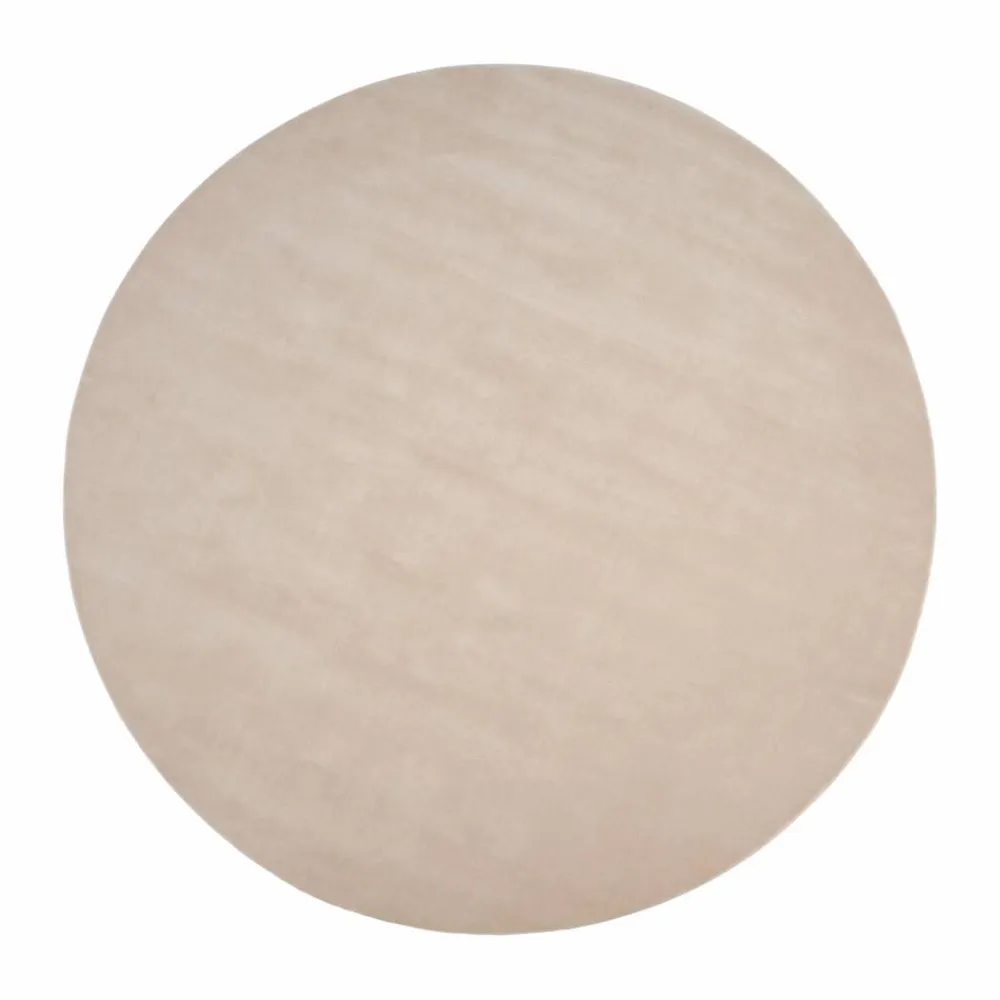 Linie Design Halo Cloud ullmatta rund Beige Ø300 cm