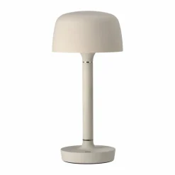 Scandi Living Halo portabel bordslampa 25 5 cm Beige