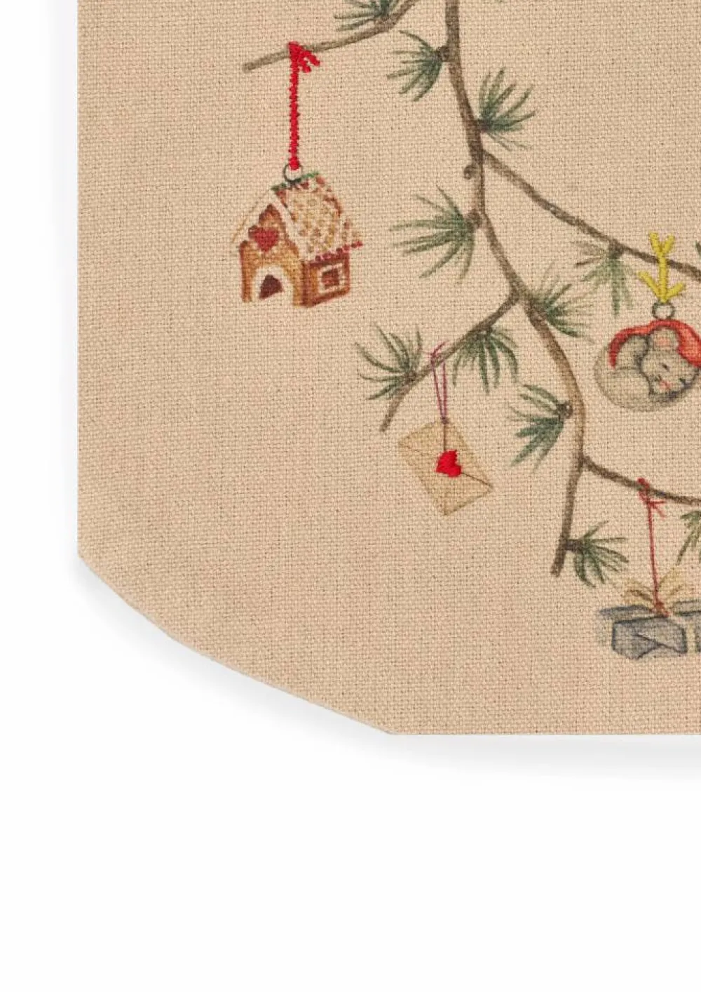 Kähler Hammershøi Christmas Julstrumpa Beige