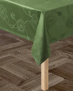 Discount Kähler Hammershøi Poppy damastduk grön 150x320 cm
